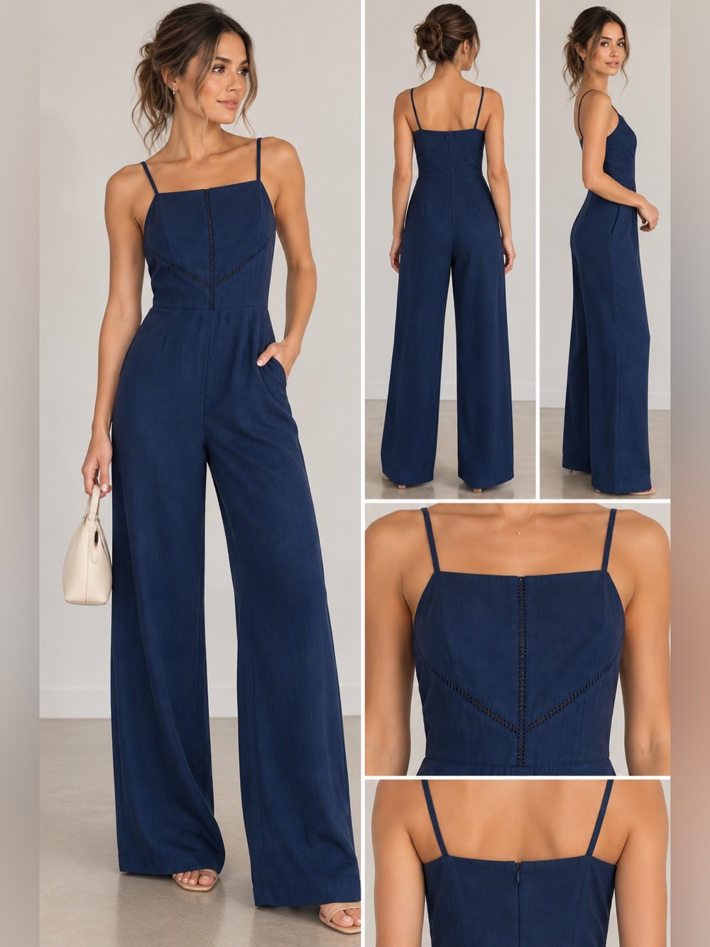 Francesca's Trixxi Navy Maxi Dress NWT Size Small